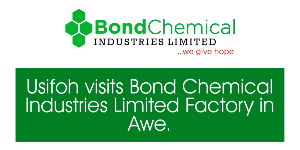Usifoh visits Bond Chemical Industries Limited Factory in Awe.